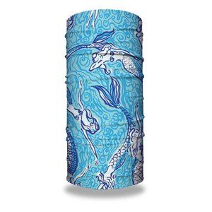 Lily Pulitzer Print - Blue Mermaid - neck gaiter